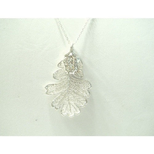Lacey Oak Leaf Necklace