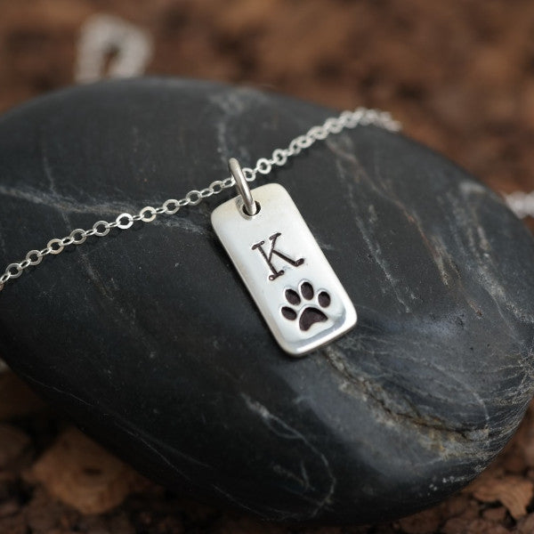 Paw Print Tag – Friction Jewelry Inc - Main Image