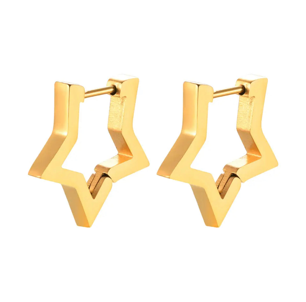 Geometric Huggie Earrings 7 SHAPES