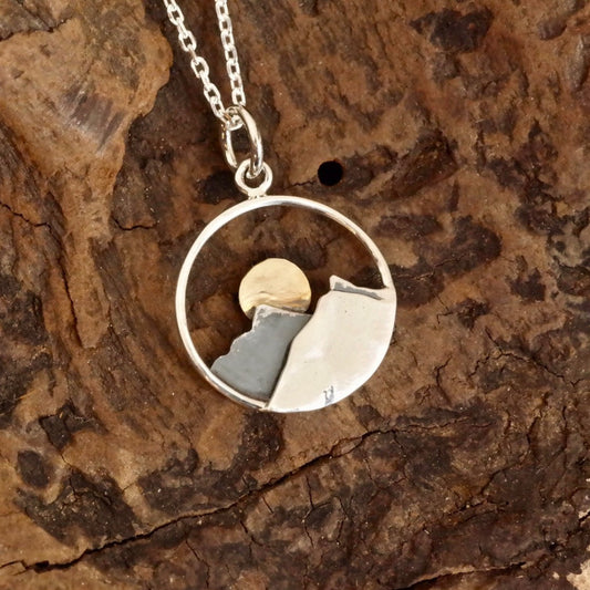 Mountain Moon Necklace