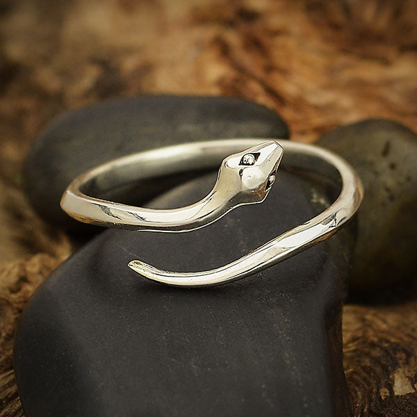 Single Coil Snake Ring