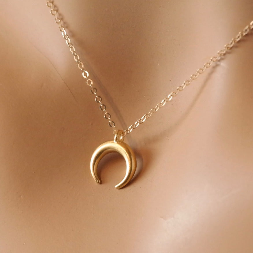 Mini Goddess Moon Necklace