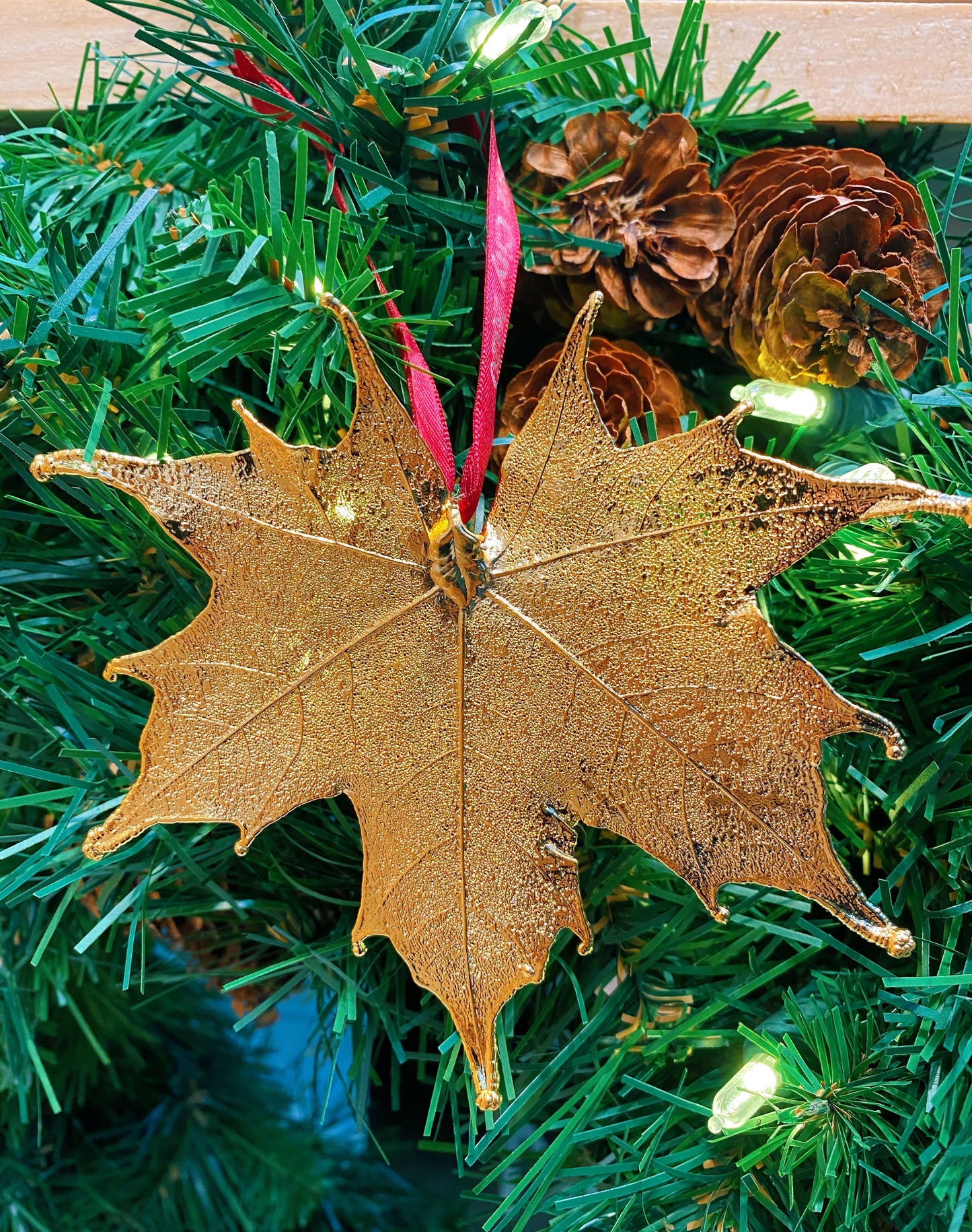 Sugar Maple Leaf Ornament