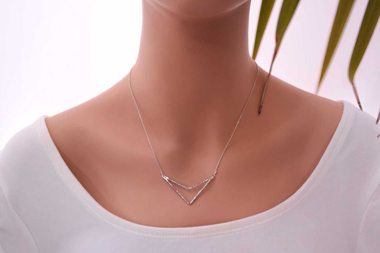 Double Chevron Necklace