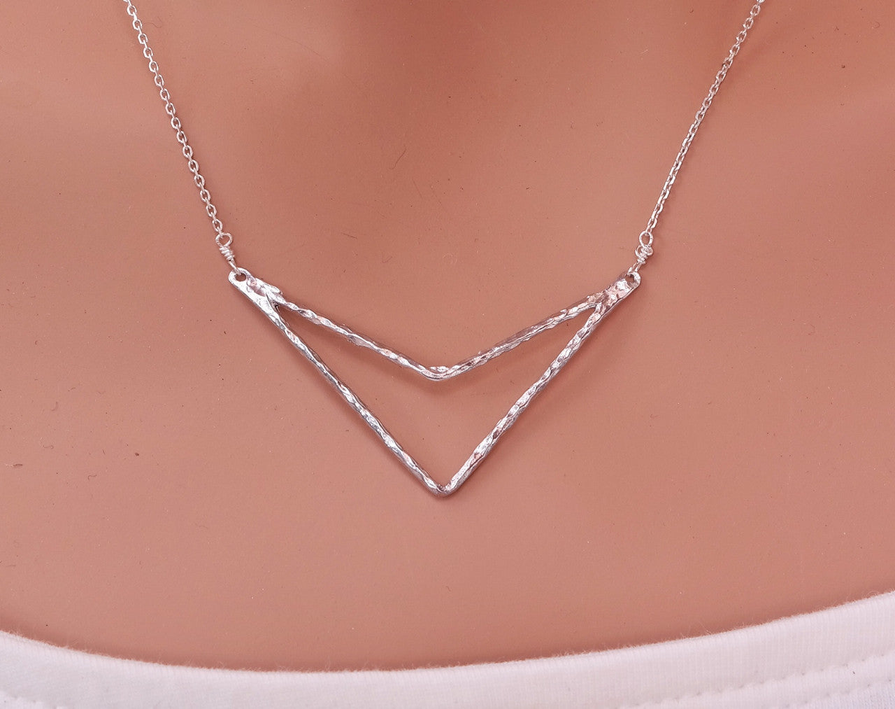 Double Chevron Necklace