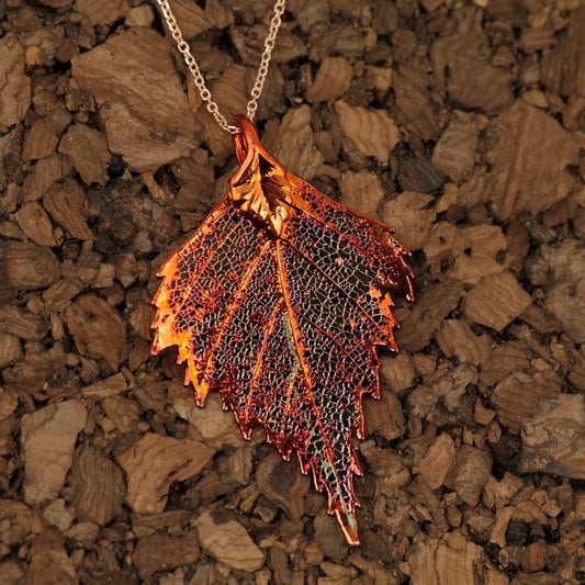 Birch Leaf Necklace