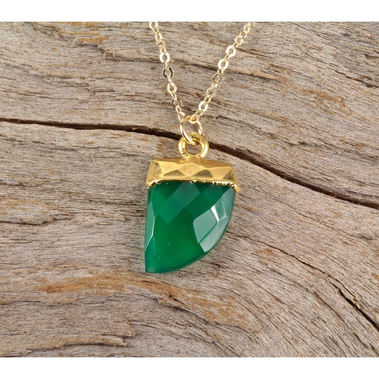 Stone Blade Necklace