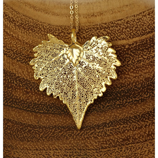 Cottonwood Real Leaf Necklace