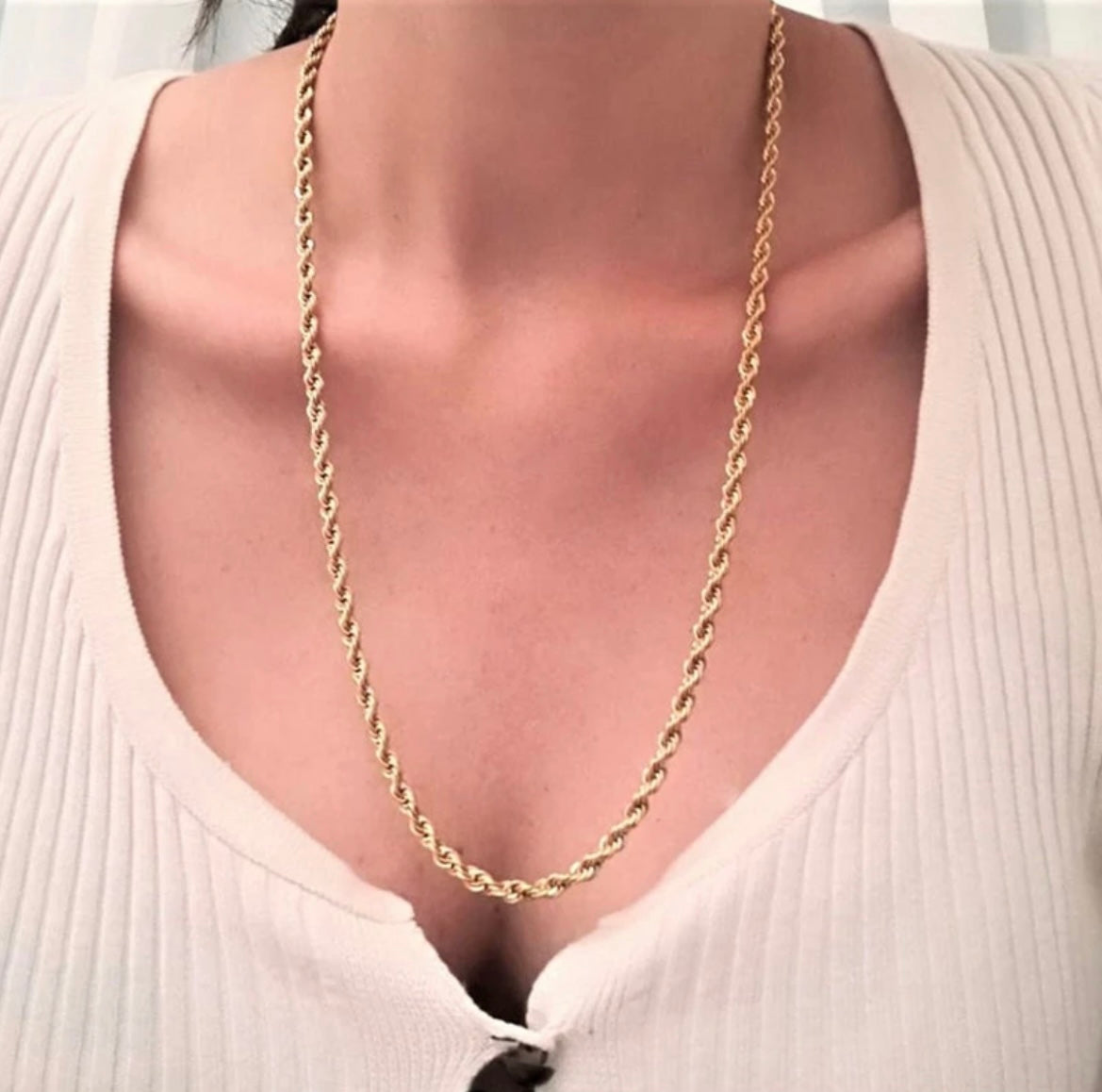 Twist Rope Chain Necklace