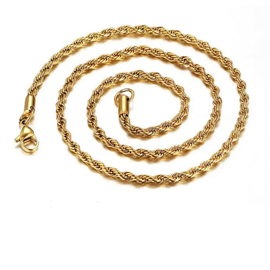 Twist Rope Chain Necklace