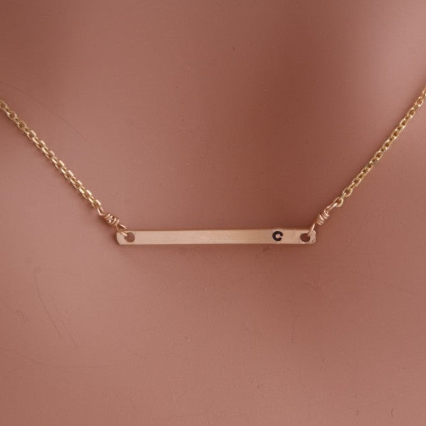 Thin Bar Necklace
