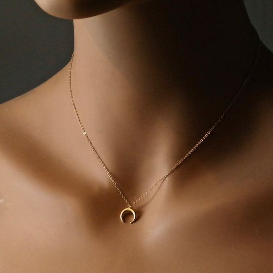 Mini Goddess Moon Necklace