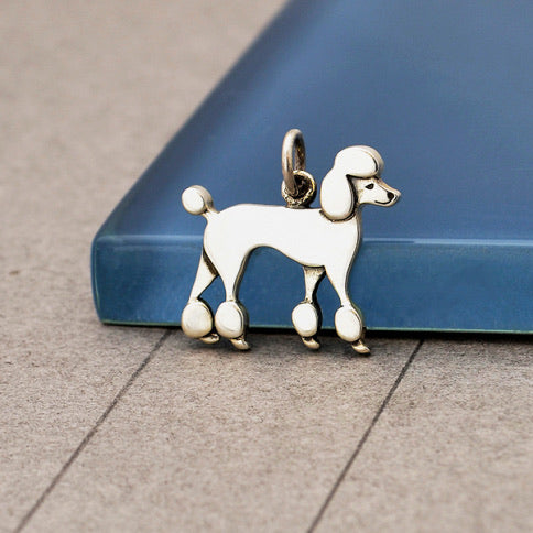 Poodle Dog Charm Necklace